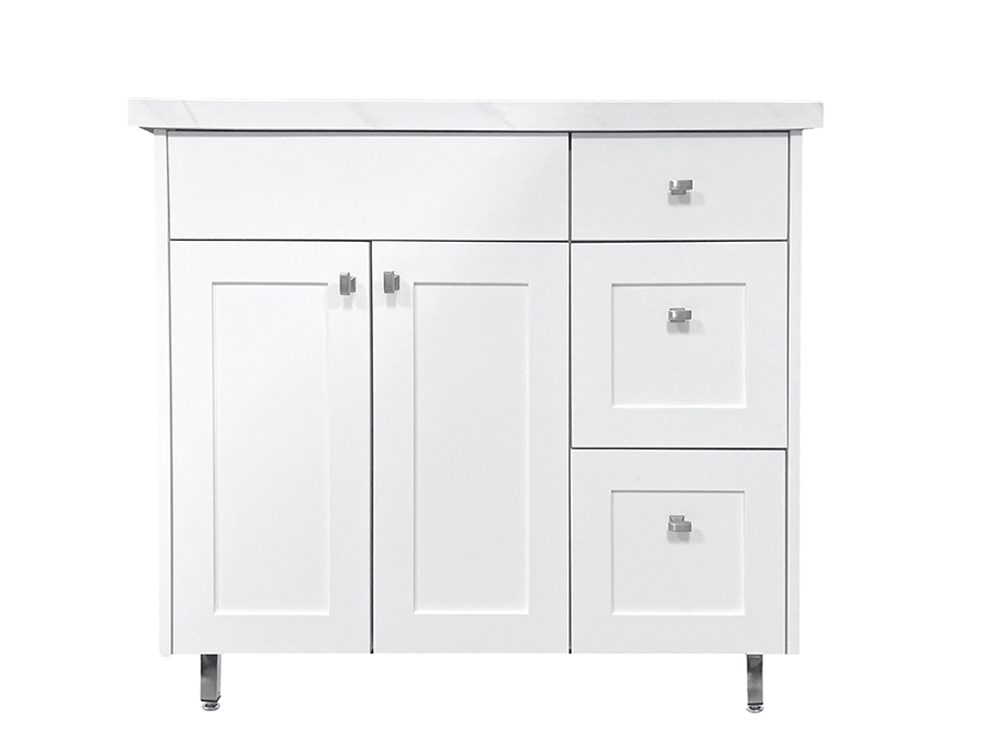 Once Sink Cabinet Vanity and one bank of drawers - Malaj Plus
